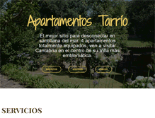 Tablet Screenshot of apartamentossantillanadelmar.com